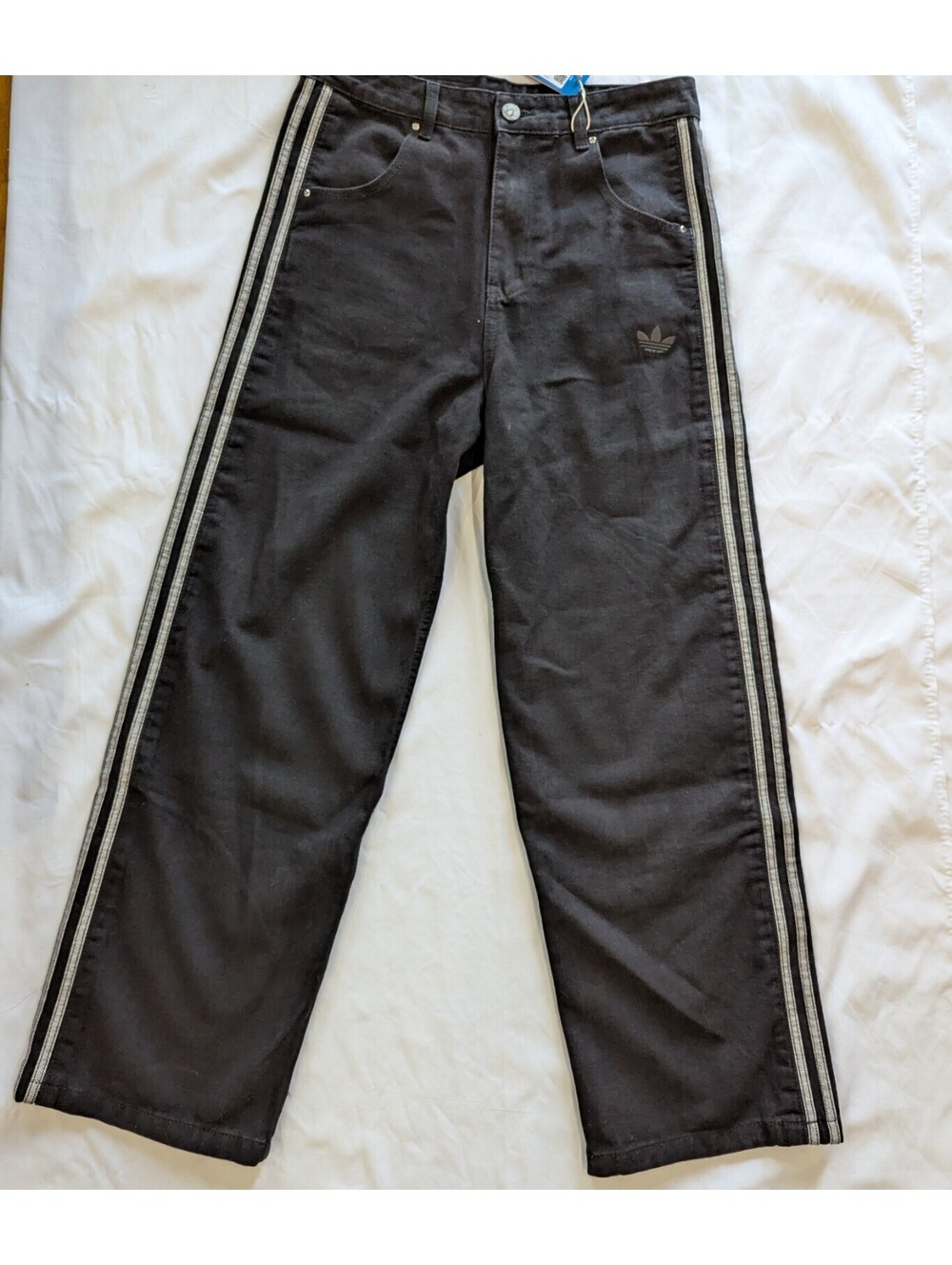adidas Originals Adicolor Denim Firebird Pants Jeans Men's 32 JC6718 NWT - Picture 2 of 11